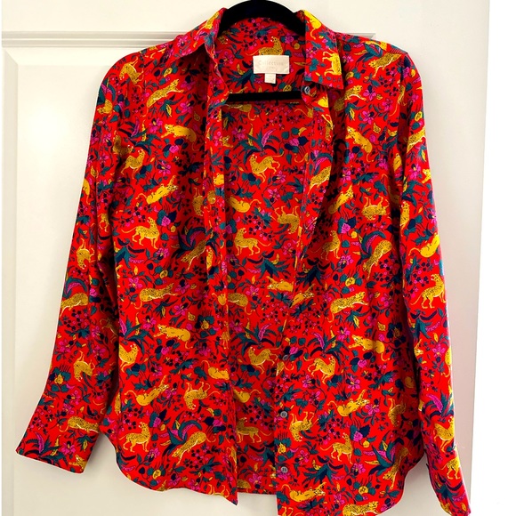 J. Crew Tops - J crew silk shirt